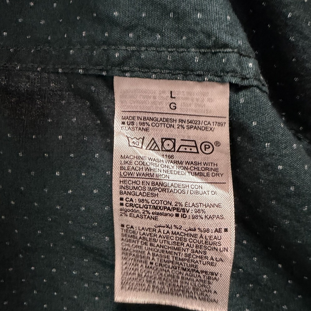 LL Bean Signature Slim Fit LT Deer Patchwork Plaid Cotton Button-Up Shirt Farm - Picture 8 of 16